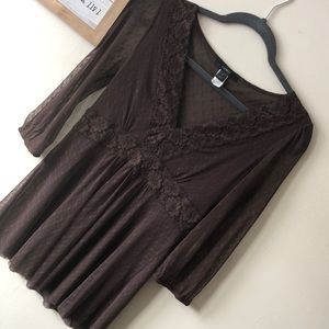 Express lace top